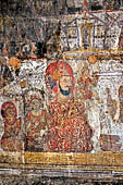 Old Bagan Myanmar. The Thamya temple. Jataka paintings. 